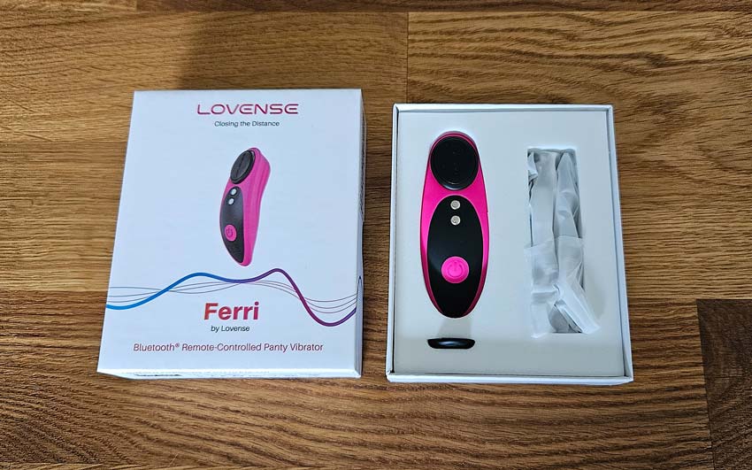 Emballage ouvert du Lovense Ferri