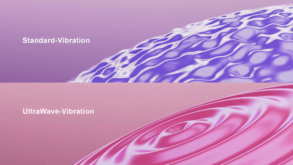 Standard-Vibration vs. UltraWave-Vibration